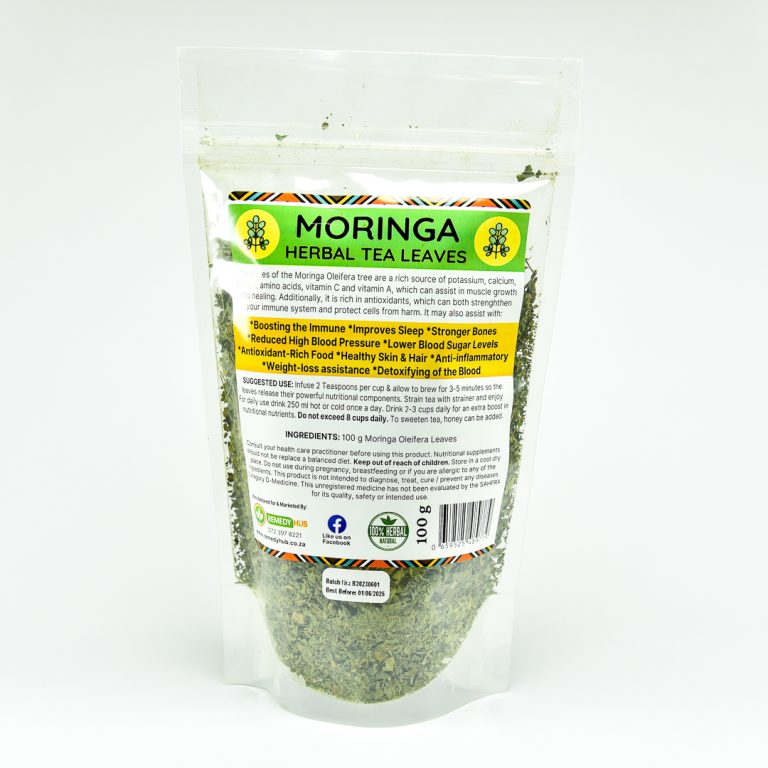 Moringa Tea Leaves (Moringa Oleifera) 100gram Remedy Hub